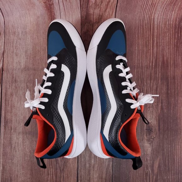 Vans Black and Blue Athletic Shoes - Picture 9 of 15